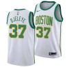 2018-19City Semi Ojeleye Celtics #37 Twill Basketball Jersey FREE SHIPPING