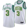 2018-19City George Nostrand Twill Basketball Jersey -Celtics #3 Nostrand Twill Jerseys, FREE SHIPPING