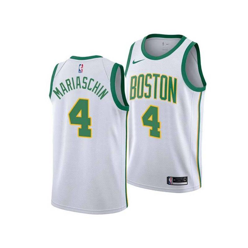 2018-19City Saul Mariaschin Twill Basketball Jersey -Celtics #4 Mariaschin Twill Jerseys, FREE SHIPPING