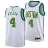 2018-19City Jim Paxson Twill Basketball Jersey -Celtics #4 Paxson Twill Jerseys, FREE SHIPPING