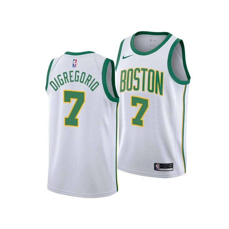 2018-19City Ernie DiGregorio Twill Basketball Jersey -Celtics #7 DiGregorio Twill Jerseys, FREE SHIPPING