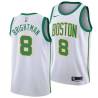 2018-19City Al Brightman Twill Basketball Jersey -Celtics #8 Brightman Twill Jerseys, FREE SHIPPING