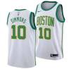 2018-19City Connie Simmons Twill Basketball Jersey -Celtics #10 Simmons Twill Jerseys, FREE SHIPPING