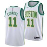 2018-19City Chuck Connors Twill Basketball Jersey -Celtics #11 Connors Twill Jerseys, FREE SHIPPING