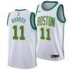 2018-19City Dana Barros Twill Basketball Jersey -Celtics #11 Barros Twill Jerseys, FREE SHIPPING