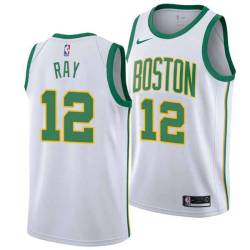 2018-19City Allan Ray Twill Basketball Jersey -Celtics #12 Ray Twill Jerseys, FREE SHIPPING