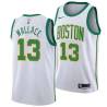 2018-19City Red Wallace Twill Basketball Jersey -Celtics #13 Wallace Twill Jerseys, FREE SHIPPING