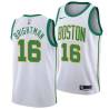 2018-19City Al Brightman Twill Basketball Jersey -Celtics #16 Brightman Twill Jerseys, FREE SHIPPING