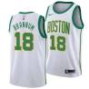 2018-19City Bob Brannum Twill Basketball Jersey -Celtics #18 Brannum Twill Jerseys, FREE SHIPPING