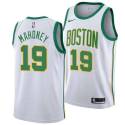 Mo Mahoney Twill Basketball Jersey -Celtics #19 Mahoney Twill Jerseys, FREE SHIPPING
