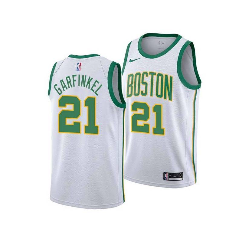 2018-19City Jack Garfinkel Twill Basketball Jersey -Celtics #21 Garfinkel Twill Jerseys, FREE SHIPPING