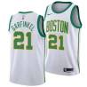 2018-19City Jack Garfinkel Twill Basketball Jersey -Celtics #21 Garfinkel Twill Jerseys, FREE SHIPPING