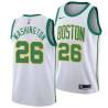 2018-19City Kermit Washington Twill Basketball Jersey -Celtics #26 Washington Twill Jerseys, FREE SHIPPING