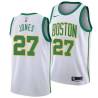 2018-19City K.C. Jones Twill Basketball Jersey -Celtics #27 Jones Twill Jerseys, FREE SHIPPING