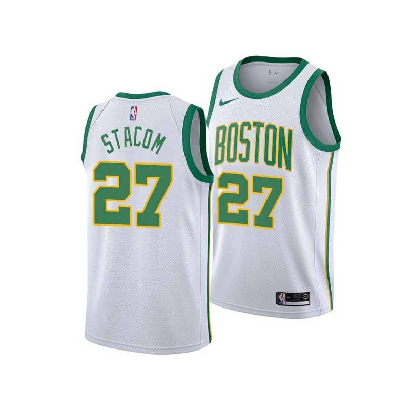 2018-19City Kevin Stacom Twill Basketball Jersey -Celtics #27 Stacom Twill Jerseys, FREE SHIPPING