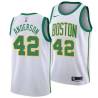 2018-19City Jerome Anderson Twill Basketball Jersey -Celtics #42 Anderson Twill Jerseys, FREE SHIPPING