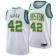 2018-19City Vin Baker Twill Basketball Jersey -Celtics #42 Baker Twill Jerseys, FREE SHIPPING