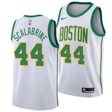 2018-19City Brian Scalabrine Twill Basketball Jersey -Celtics #44 Scalabrine Twill Jerseys, FREE SHIPPING