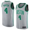 2017-18City Kelan Martin Celtics #4 Twill Basketball Jersey FREE SHIPPING