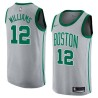 2017-18City Grant Williams Celtics #12 Twill Basketball Jersey FREE SHIPPING