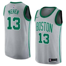 2017-18City Dick Mehen Celtics #13 Twill Basketball Jersey FREE SHIPPING