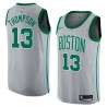 2017-18City Tristan Thompson Celtics #13 Twill Basketball Jersey FREE SHIPPING