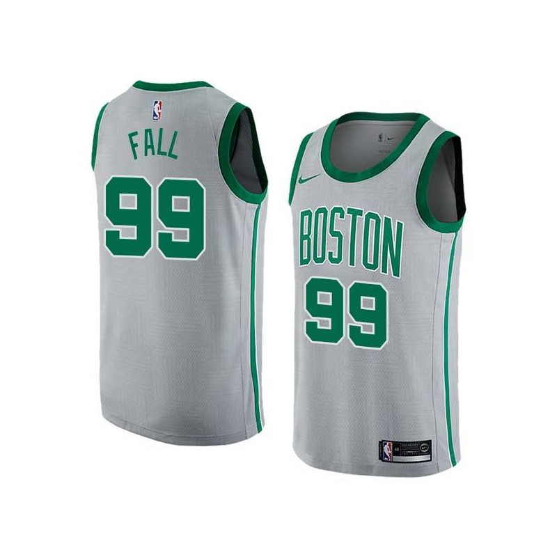 2017-18City Tacko Fall Celtics #99 Twill Basketball Jersey FREE SHIPPING