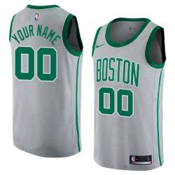 2017-18City Custom Boston Celtics Twill Basketball Jersey FREE SHIPPING
