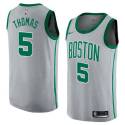 Jamel Thomas Twill Basketball Jersey -Celtics #5 Thomas Twill Jerseys, FREE SHIPPING