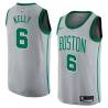 2017-18City Tom Kelly Twill Basketball Jersey -Celtics #6 Kelly Twill Jerseys, FREE SHIPPING