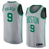 2017-18City Milt Palacio Twill Basketball Jersey -Celtics #9 Palacio Twill Jerseys, FREE SHIPPING