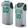 2017-18City Connie Simmons Twill Basketball Jersey -Celtics #10 Simmons Twill Jerseys, FREE SHIPPING