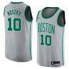 2017-18City Stan Noszka Twill Basketball Jersey -Celtics #10 Noszka Twill Jerseys, FREE SHIPPING