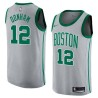 2017-18City Bob Donham Twill Basketball Jersey -Celtics #12 Donham Twill Jerseys, FREE SHIPPING