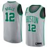 2017-18City Willie Naulls Twill Basketball Jersey -Celtics #12 Naulls Twill Jerseys, FREE SHIPPING