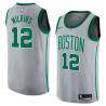 2017-18City Dominique Wilkins Twill Basketball Jersey -Celtics #12 Wilkins Twill Jerseys, FREE SHIPPING