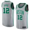 2017-18City Ricky Davis Twill Basketball Jersey -Celtics #12 Davis Twill Jerseys, FREE SHIPPING