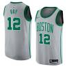 2017-18City Allan Ray Twill Basketball Jersey -Celtics #12 Ray Twill Jerseys, FREE SHIPPING