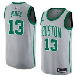 2017-18City Dontae' Jones Twill Basketball Jersey -Celtics #13 Jones Twill Jerseys, FREE SHIPPING