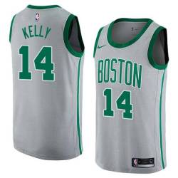 2017-18City Jerry Kelly Twill Basketball Jersey -Celtics #14 Kelly Twill Jerseys, FREE SHIPPING