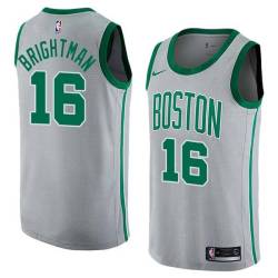 2017-18City Al Brightman Twill Basketball Jersey -Celtics #16 Brightman Twill Jerseys, FREE SHIPPING