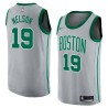 2017-18City Don Nelson Twill Basketball Jersey -Celtics #19 Nelson Twill Jerseys, FREE SHIPPING