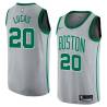 2017-18City Al Lucas Twill Basketball Jersey -Celtics #20 Lucas Twill Jerseys, FREE SHIPPING