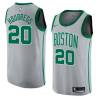 2017-18City Bob Houbregs Twill Basketball Jersey -Celtics #20 Houbregs Twill Jerseys, FREE SHIPPING