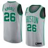 2017-18City Toby Kimball Twill Basketball Jersey -Celtics #26 Kimball Twill Jerseys, FREE SHIPPING