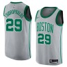 2017-18City Lou Tsioropoulos Twill Basketball Jersey -Celtics #29 Tsioropoulos Twill Jerseys, FREE SHIPPING