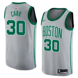 2017-18City M.L. Carr Twill Basketball Jersey -Celtics #30 Carr Twill Jerseys, FREE SHIPPING