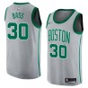 2017-18City Brandon Bass Twill Basketball Jersey -Celtics #30 Bass Twill Jerseys, FREE SHIPPING