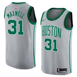 2017-18City Cedric Maxwell Twill Basketball Jersey -Celtics #31 Maxwell Twill Jerseys, FREE SHIPPING