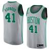 2017-18City Jarvis Varnado Twill Basketball Jersey -Celtics #41 Varnado Twill Jerseys, FREE SHIPPING